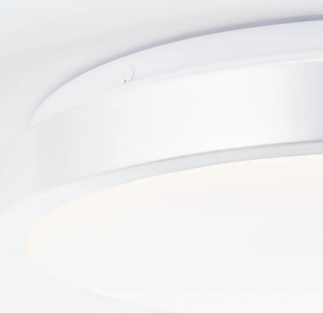 Brilliant Livius Plafondlamp LED 22W - Nikkel Wit