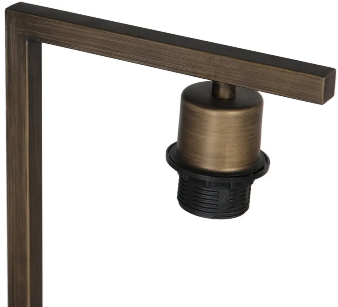 Steinhauer Stang 4900BR Bronzen Tafellamp - 40W - Beige