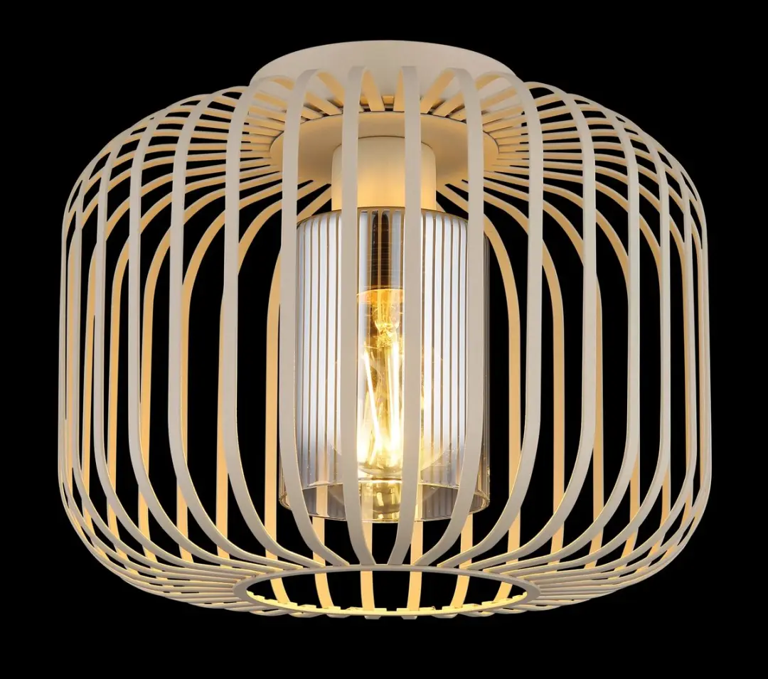 Globo Alfred Plafondlamp Beige - Ø28cm - E27