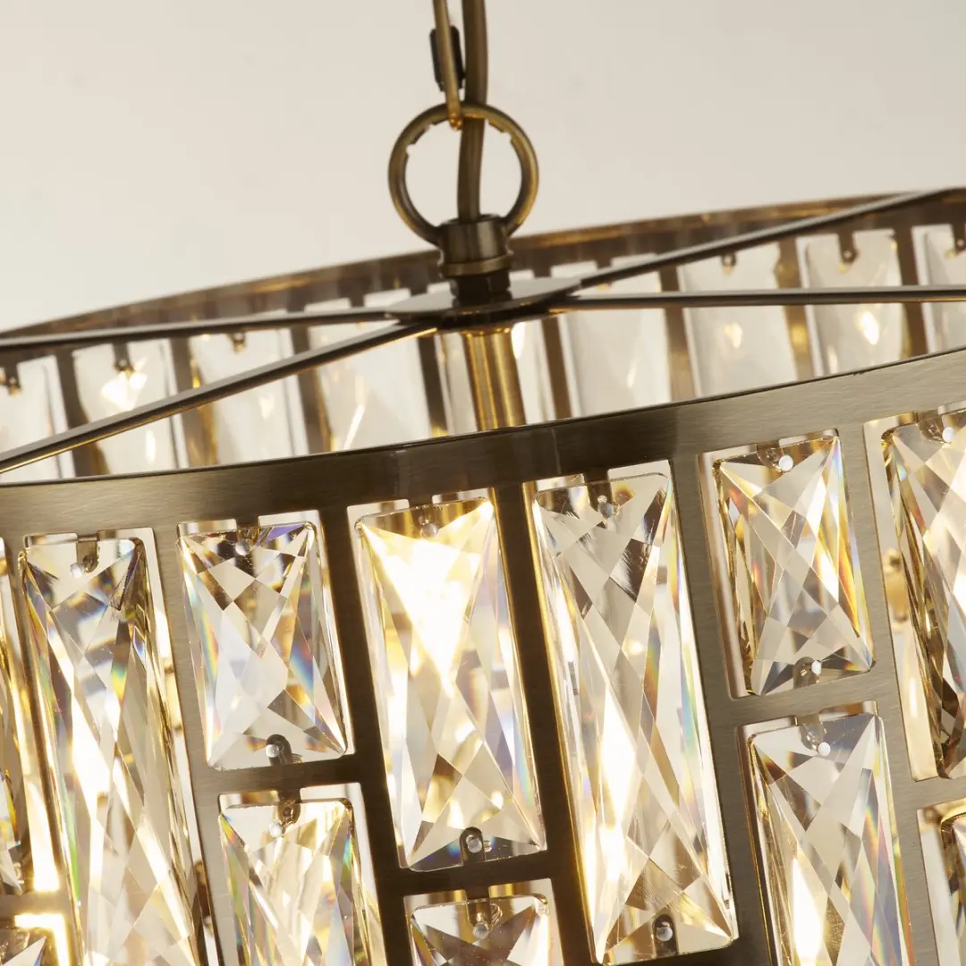 Searchlight Bijou Hanglamp 5 Lichts - Messing - Ø44cm