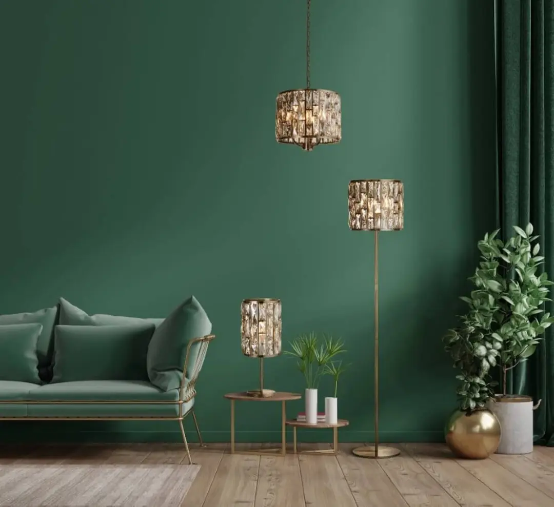 Searchlight Klassieke Tafellamp Bijou Goud - 60W