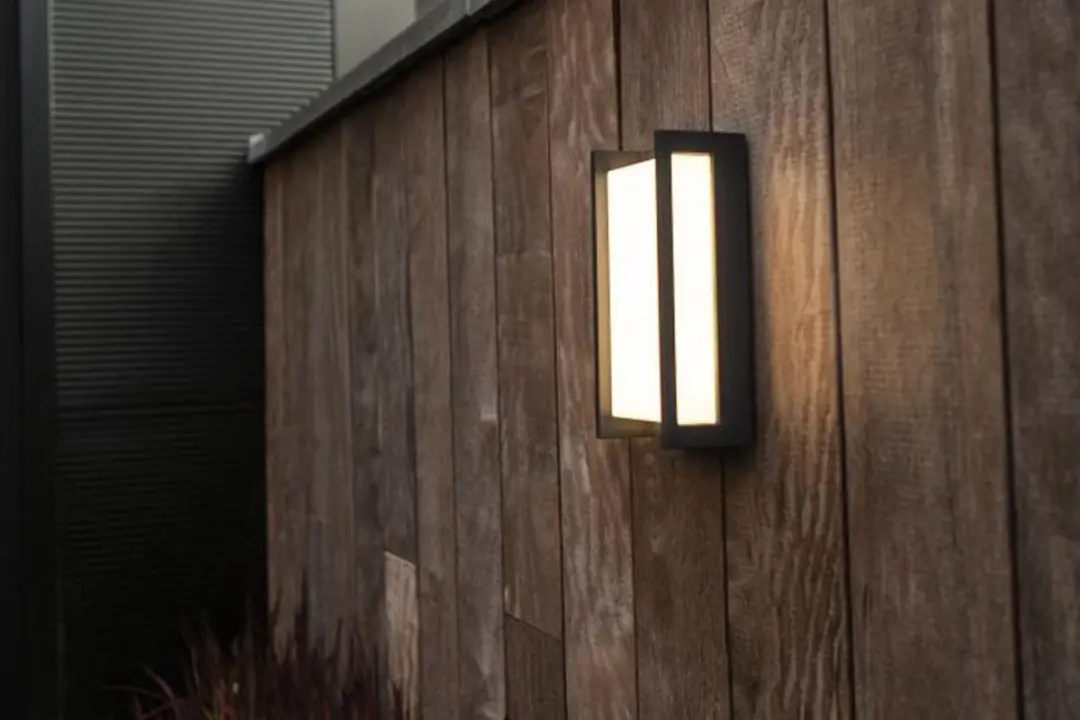 Lutec Qubo Wandlamp Buiten LED 17.3W 4000K - Donkergrijs