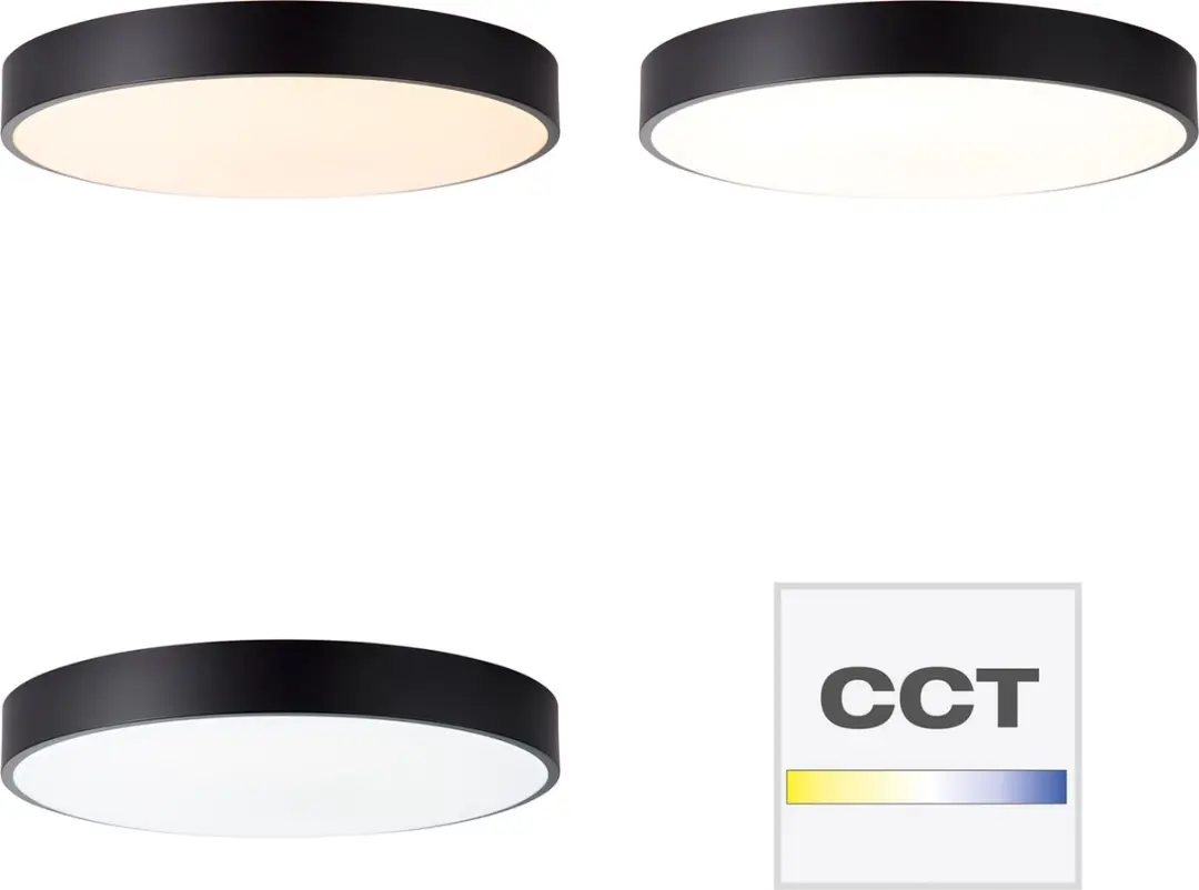 Brilliant Slimline Plafondlamp LED 36W - Zwart
