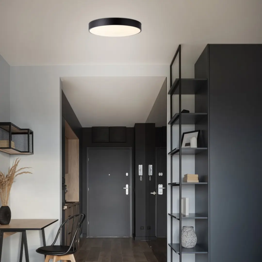 Brilliant Slimline Plafondlamp LED 36W - Zwart - afbeelding 6 van 6