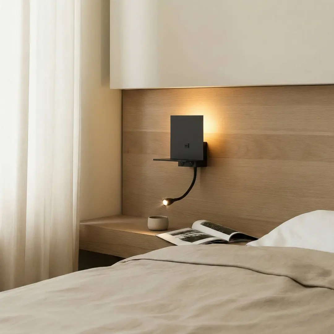 Lindby Wandlamp IJzer 45cm - Zwart - G9