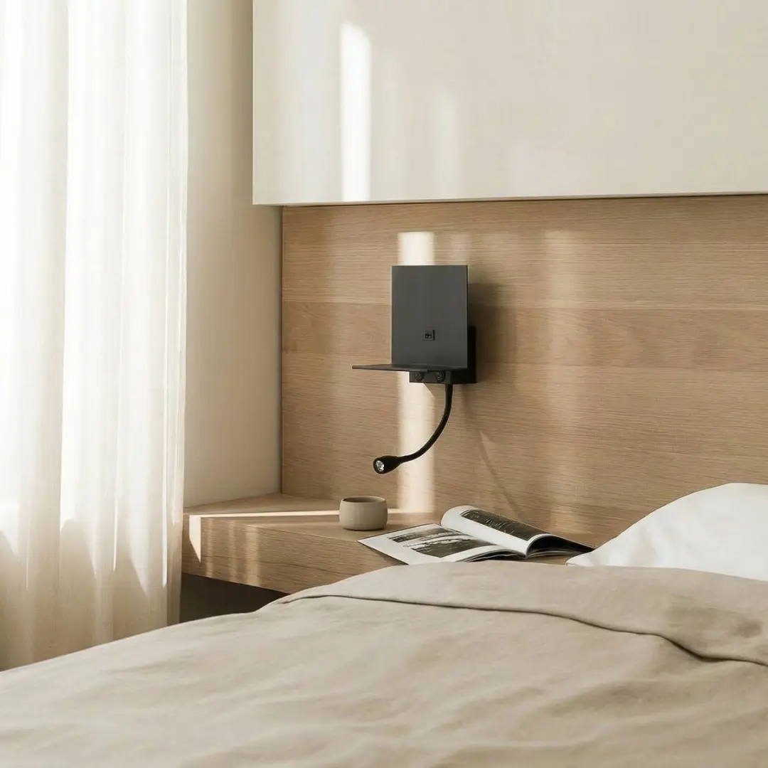 Lindby Wandlamp IJzer 45cm - Zwart - G9