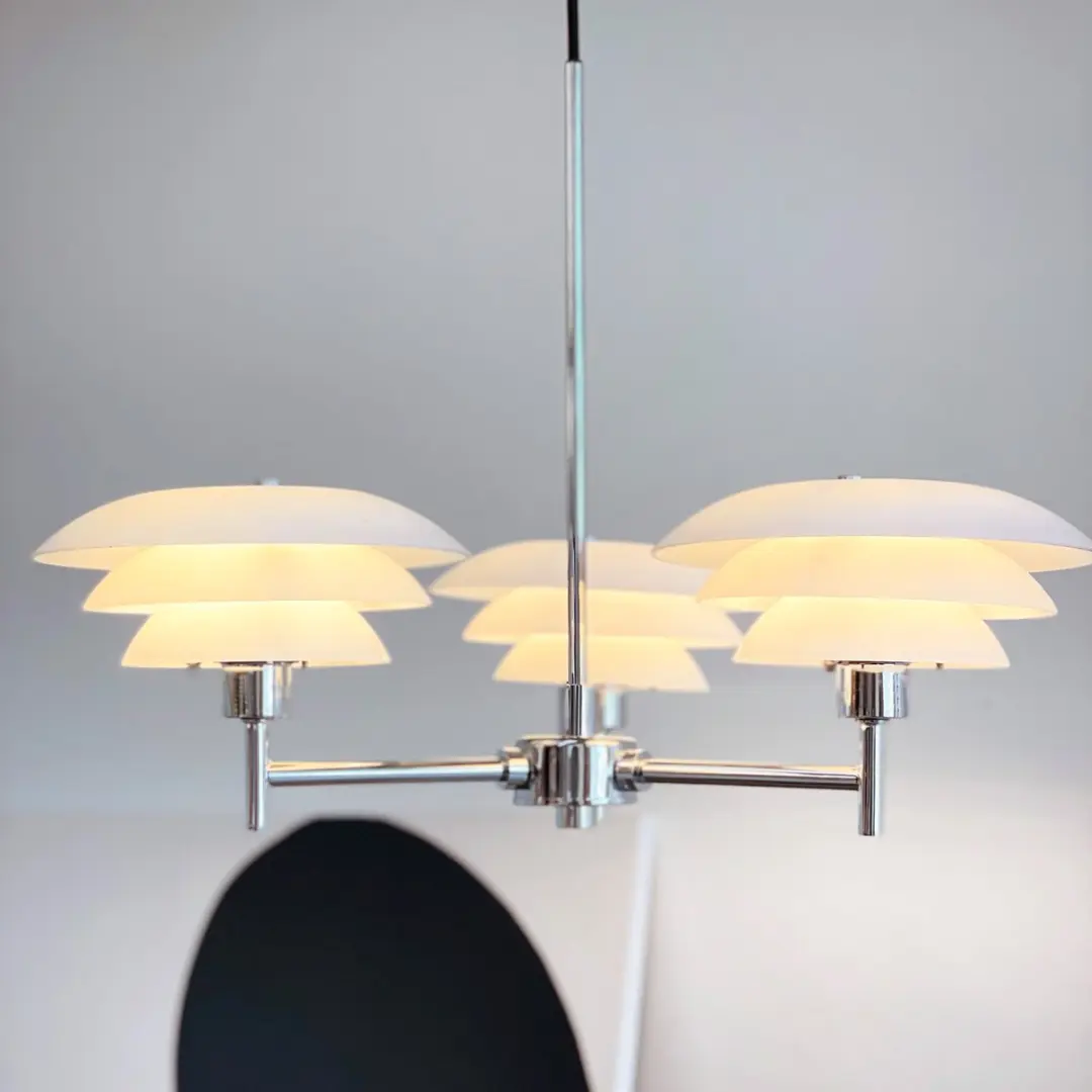 Dyberg Larsen DL20 G9 Kroonluchter 3x33W 50cm - Zilver