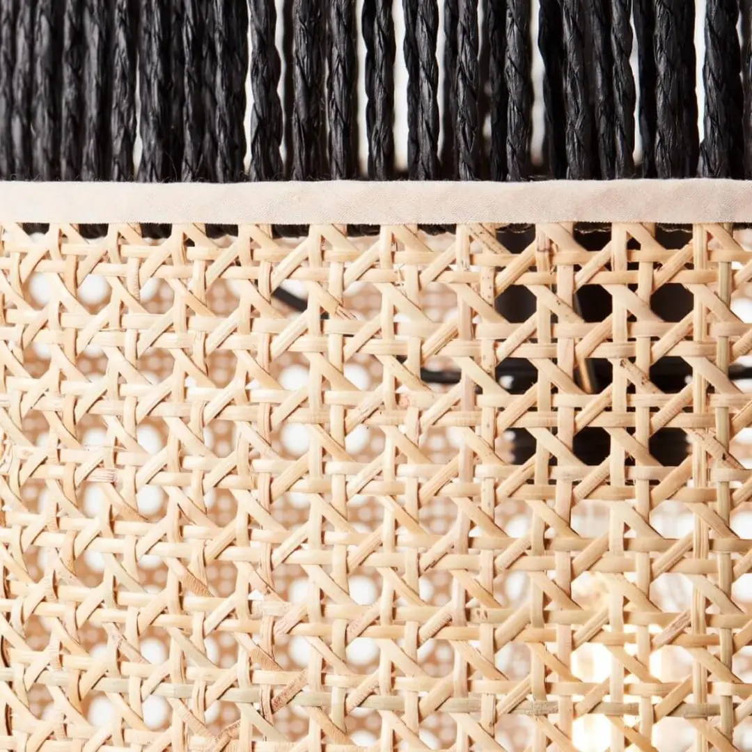 Brilliant Arles Hanglamp - Beige/Zwart - Ø36cm