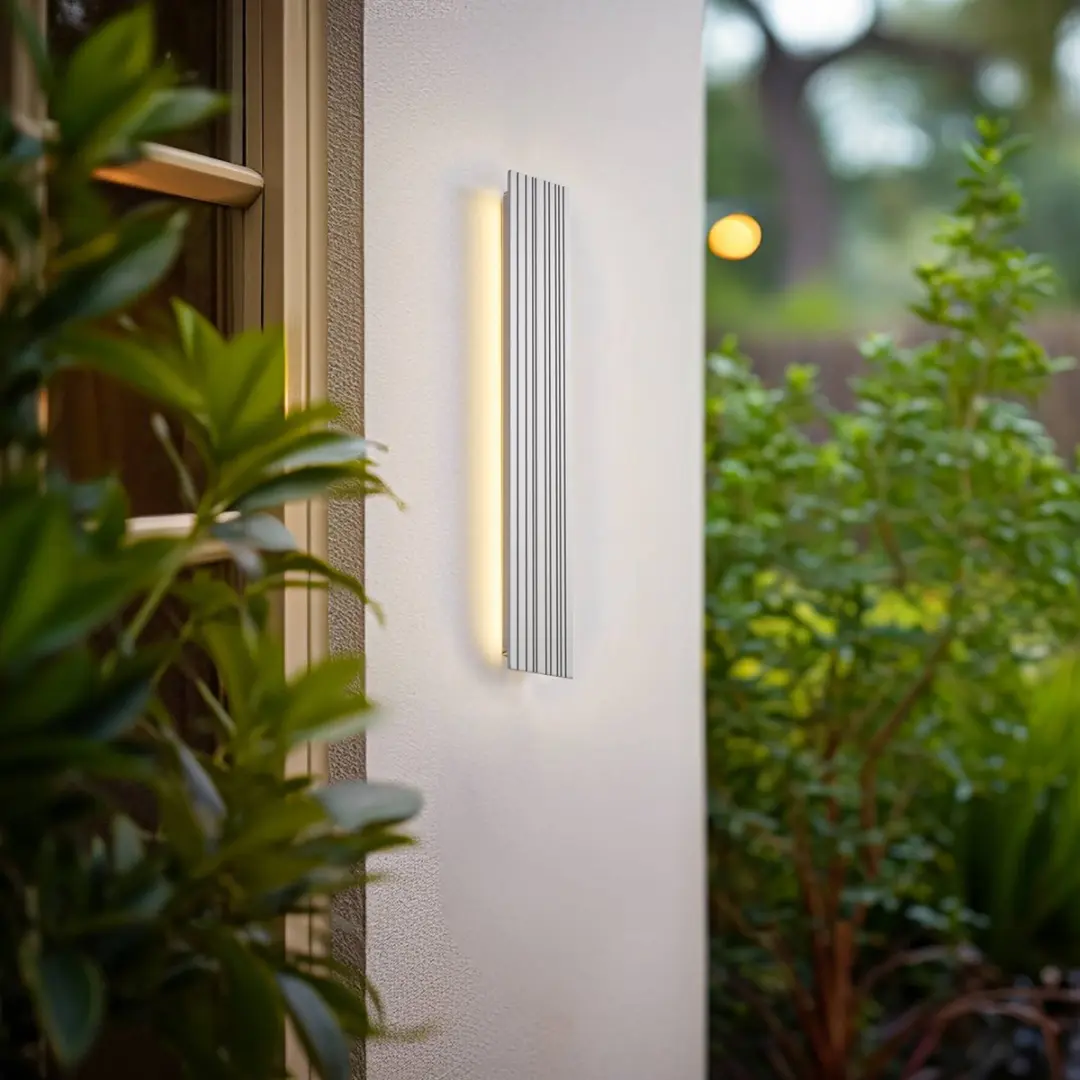 Lucande LED Wandlamp Buiten 1 Lichtpunt 10.8W - Grijs