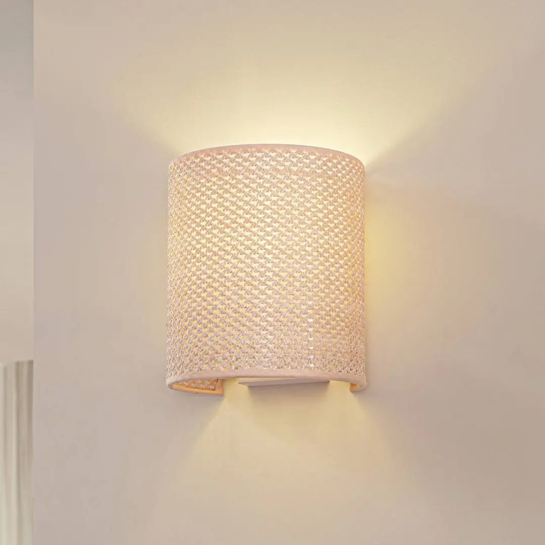 Lindby Wandlamp 1 Licht E27 Beige