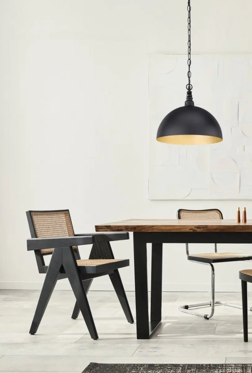 Fischer & Honsel Hanglamp Leitung Ø35cm - Zwart