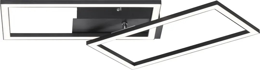 Paul Neuhaus Iven Plafondlamp 54x31cm - Zwart