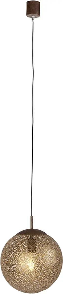 Paul Neuhaus Kreta Landelijke Hanglamp - Ø31cm - Roestbruin