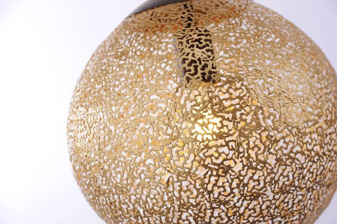 Paul Neuhaus Kreta Landelijke Hanglamp - Ø31cm - Roestbruin