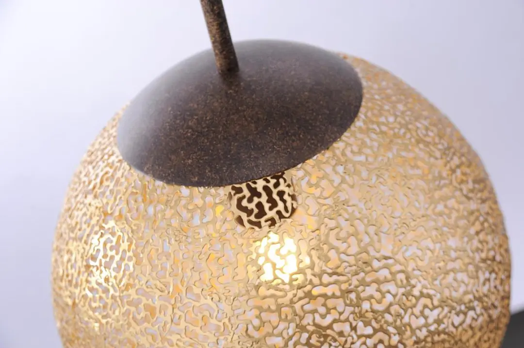 Paul Neuhaus Kreta Landelijke Hanglamp - Ø31cm - Roestbruin