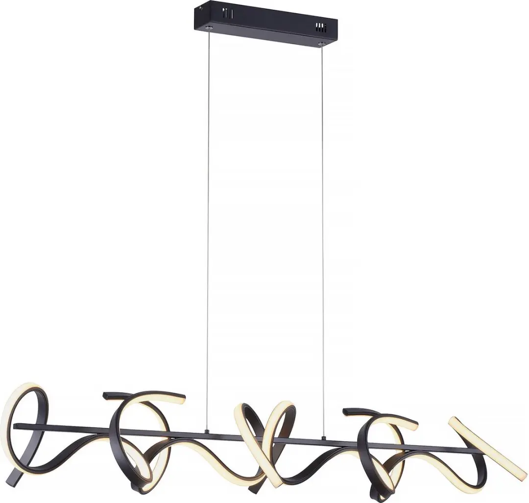 Paul Neuhaus Krisscross Design LED Hanglamp 4x - 99cm - Zwart