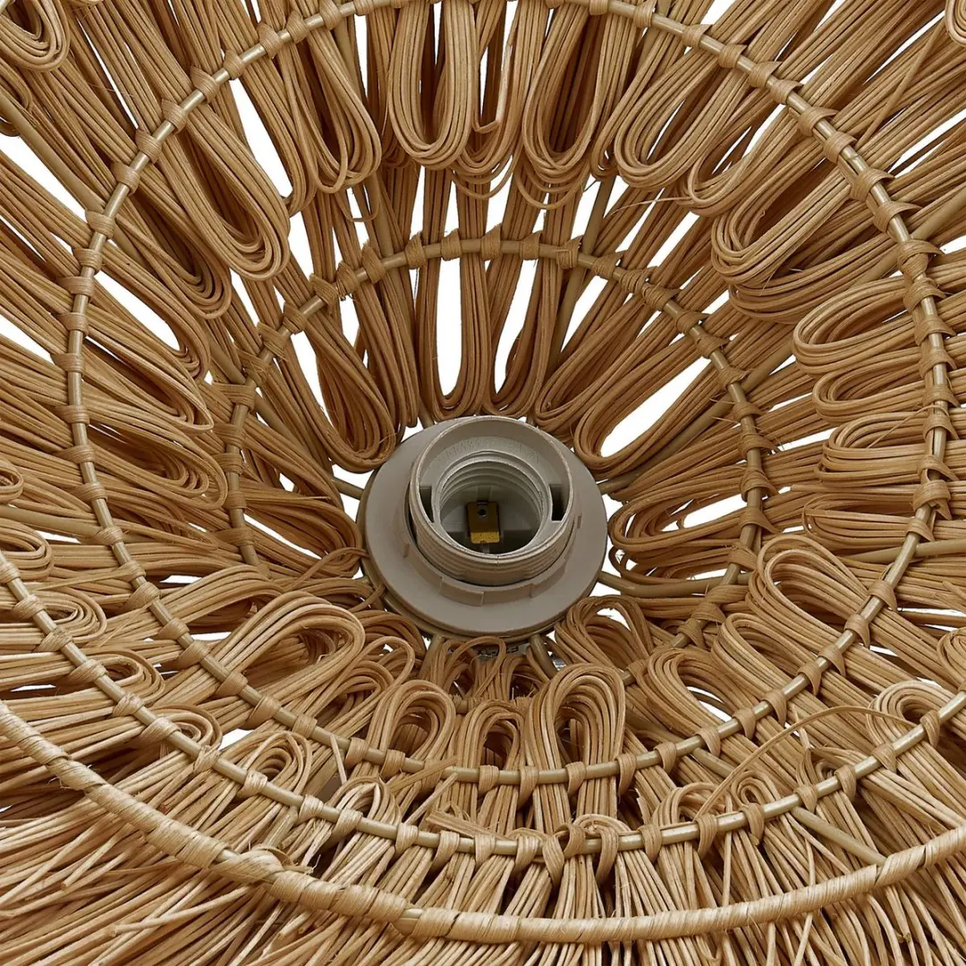 Lindby Hanglamp Watergras 1 Lichtpunt E27 - Hel hout