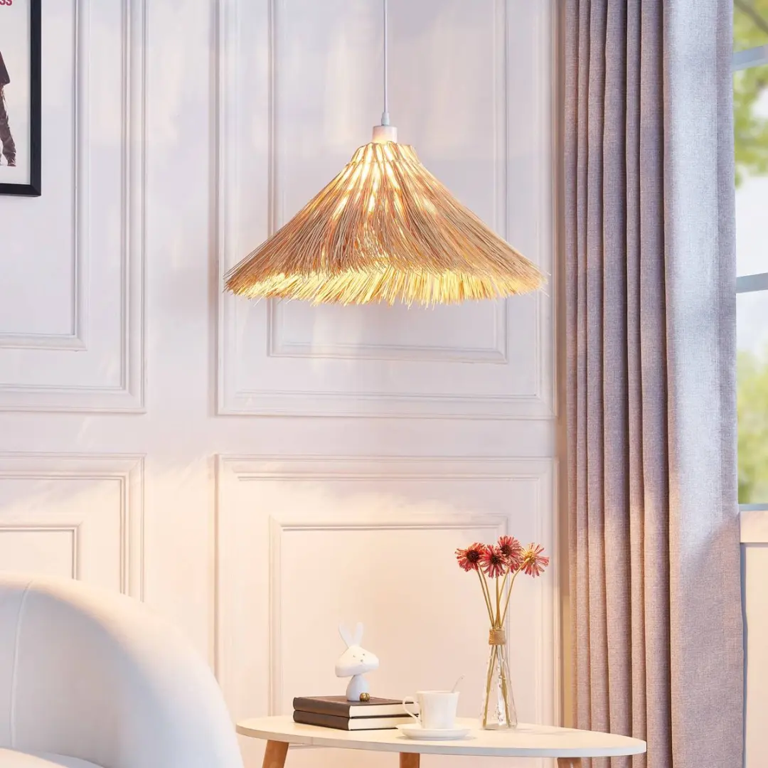 Lindby Hanglamp Watergras 1 Lichtpunt E27