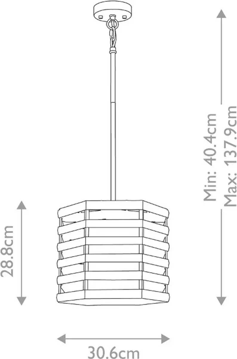 Elstead Lighting Shoal LED Hanglamp - Polished Nickel - 60W