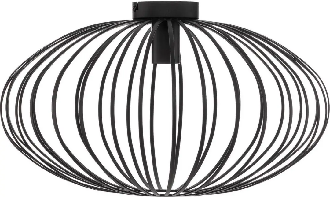 Lindby Plafondlamp 1 Licht E27 - 50cm Zwart