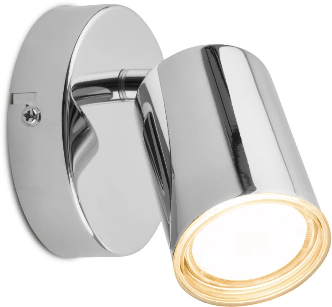 Briloner Nerida LED Wandlamp GU10 - Ø10cm - Zilver