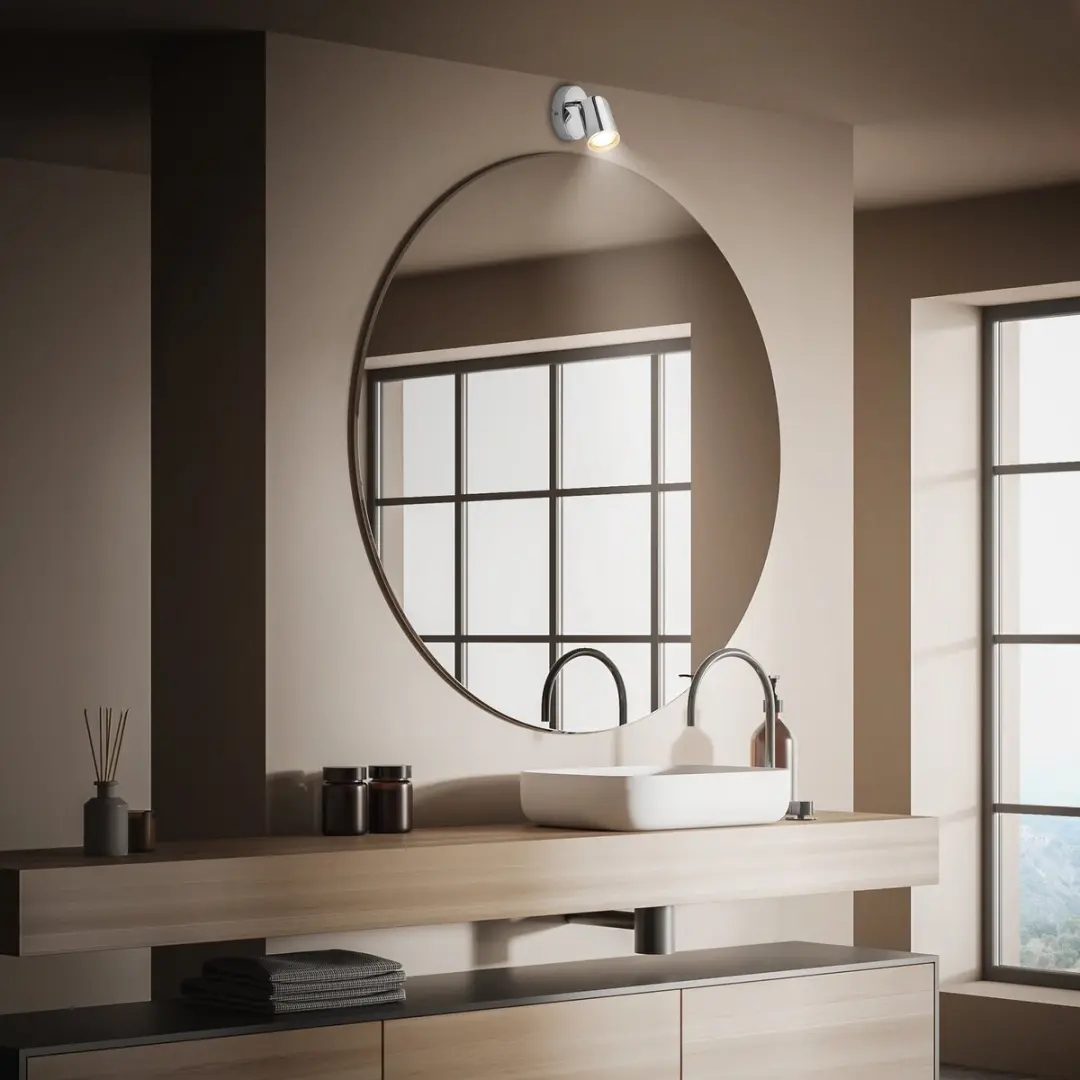 Briloner Nerida LED Wandlamp GU10 - Ø10cm - Zilver