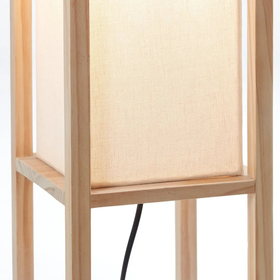 Brilliant Seaside Vloerlamp - 2x A60 E27 80W - Bruin - afbeelding 6 van 6