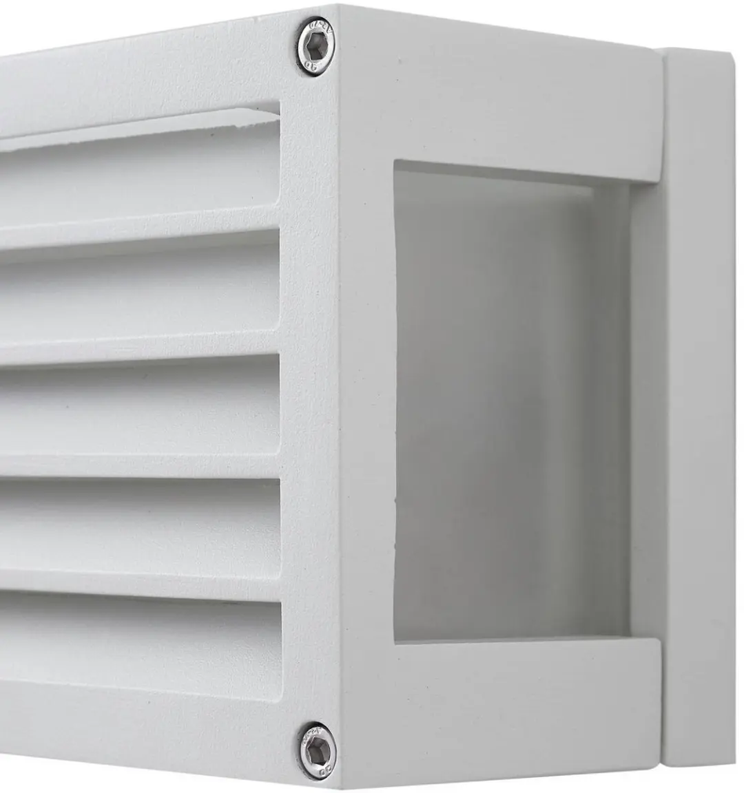 Lucande Wandlamp Buiten 1 Licht E27 - Aluminium - Wit Melkglas