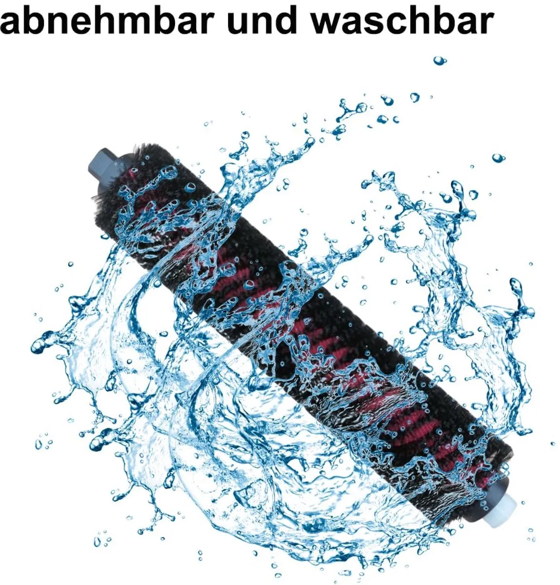 Roborock Reinigingsborstels 2 Stuks - Zwart/Rood