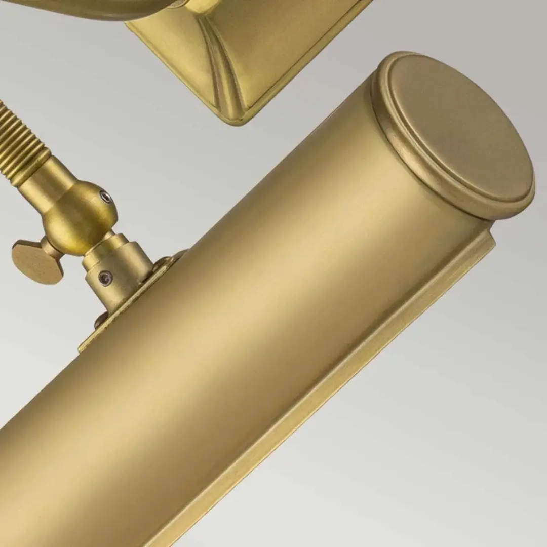 Elstead Picture Light LED - 1x E14 40W - Dimbaar - Brushed Brass