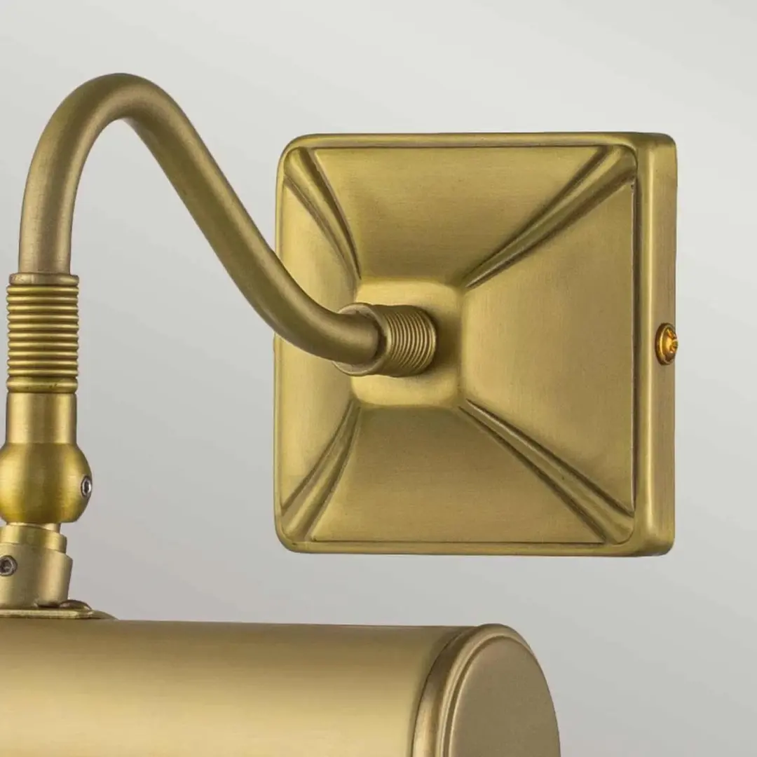 Elstead Picture Light LED - 1x E14 40W - Dimbaar - Brushed Brass