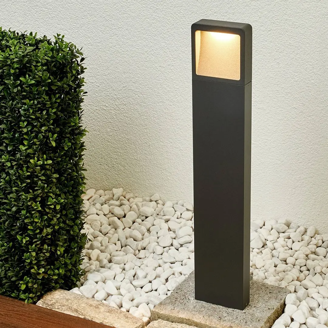 Lucande LED Buitenlamp 7W - 1 Licht - Grafietgrijs