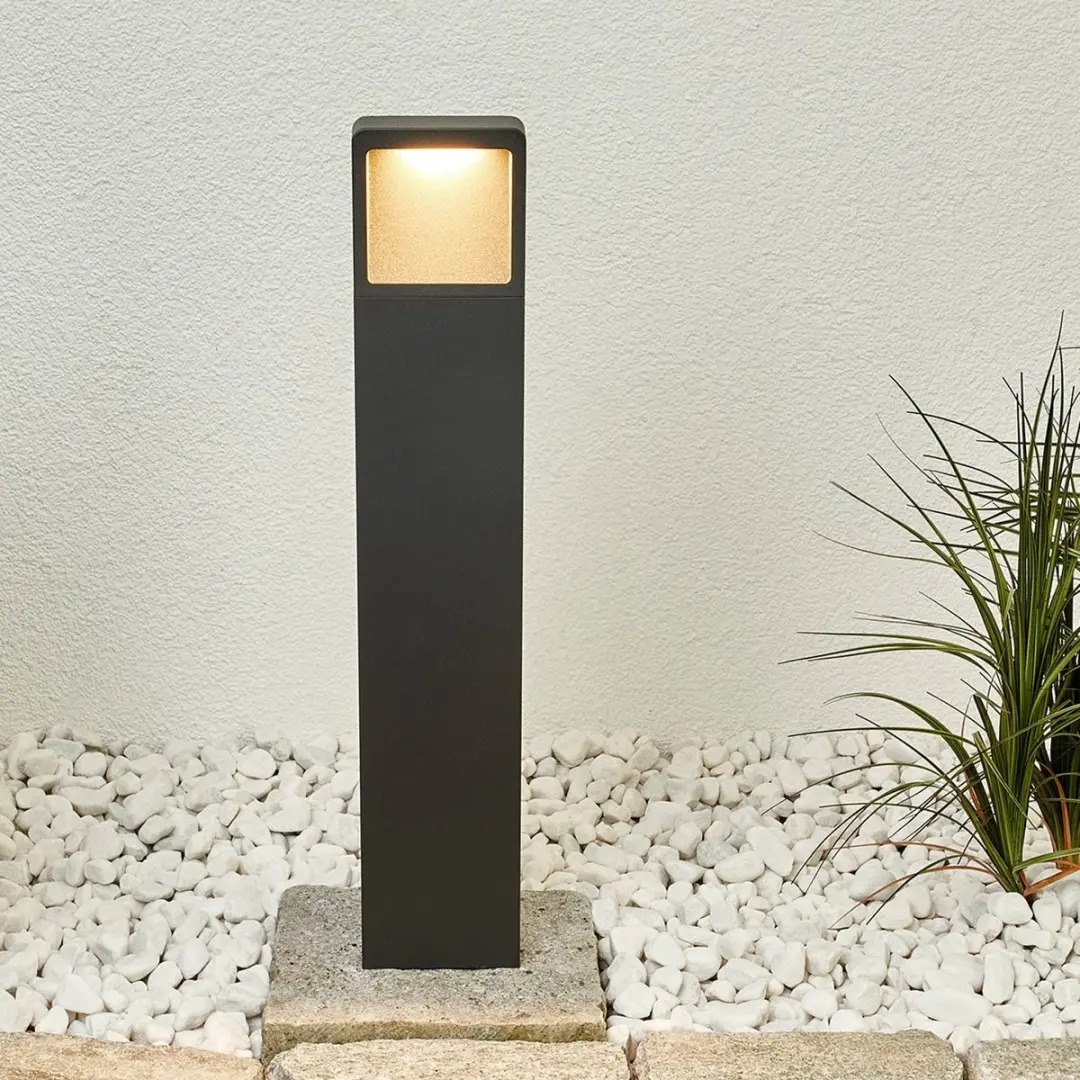 Lucande LED Buitenlamp 7W - 1 Licht - Grafietgrijs