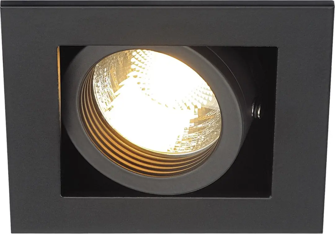 SLV Inbouw Spot Kardan GU10 - 1 Stuk - Zwart