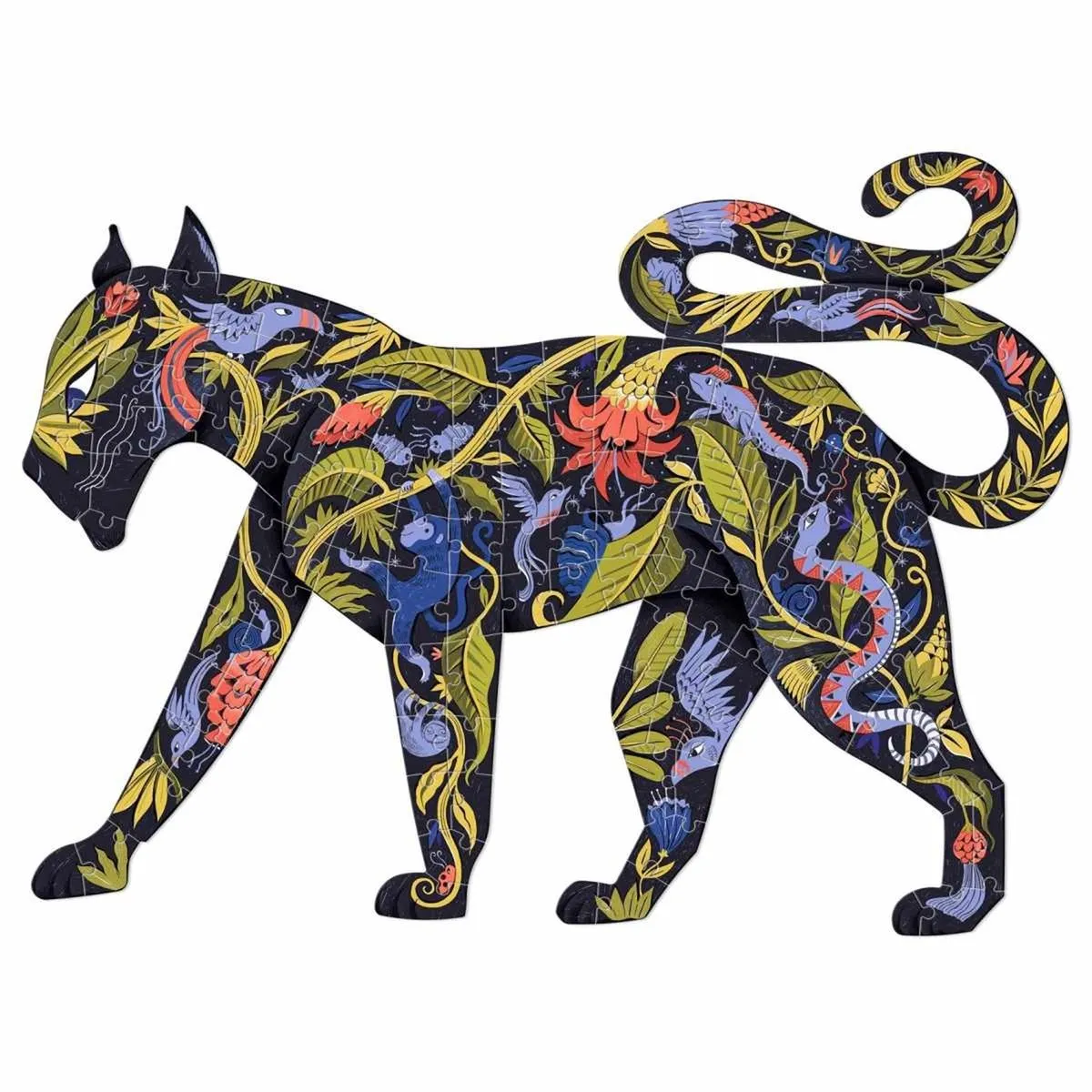 Djeco Black Panther Puzzel 150 Stuks - FSC Karton - Meerkleurig