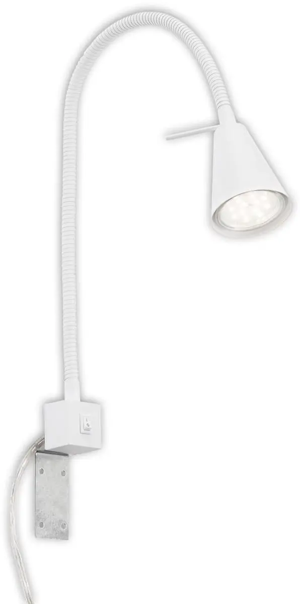 Briloner Tuso Wandlamp GU10 - 2x Warm Wit 3.000K - Wit