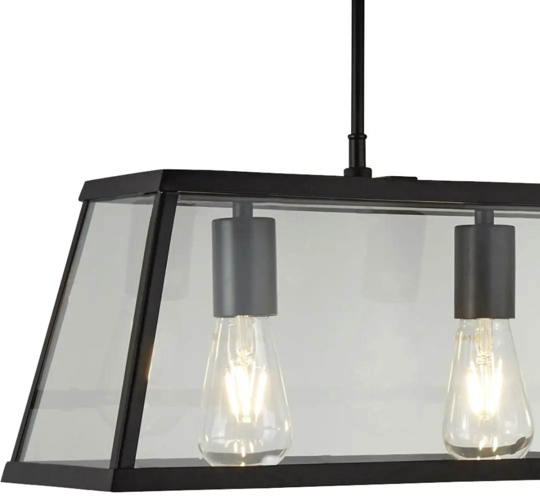 Searchlight Voyager 3-lichts Hanglamp - Zwart