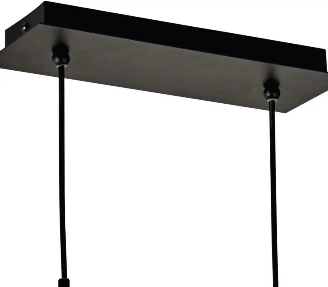 Searchlight Voyager 3-lichts Hanglamp - Zwart