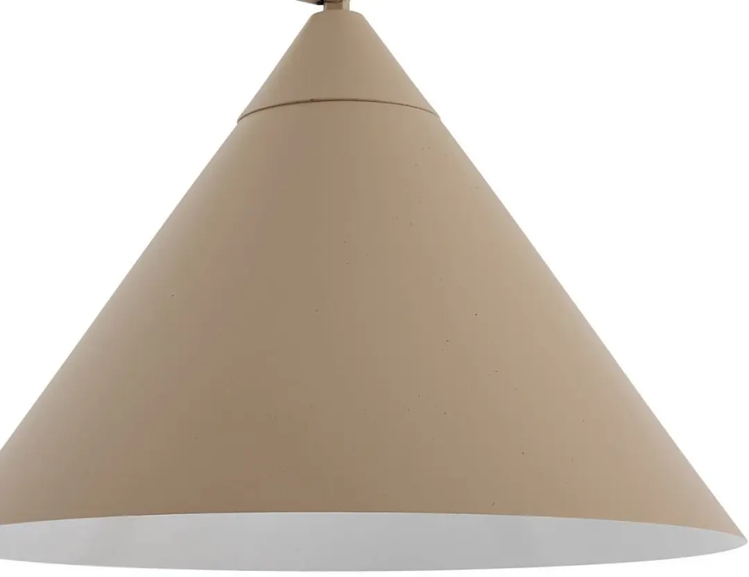 Lindby Vloerlamp 195cm Metaal - Beige/Wit