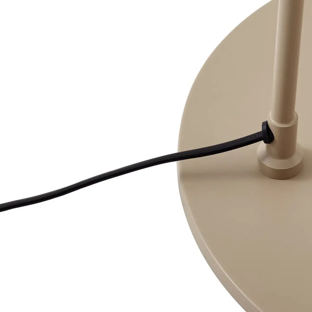 Lindby Vloerlamp 195cm Metaal - Beige/Wit