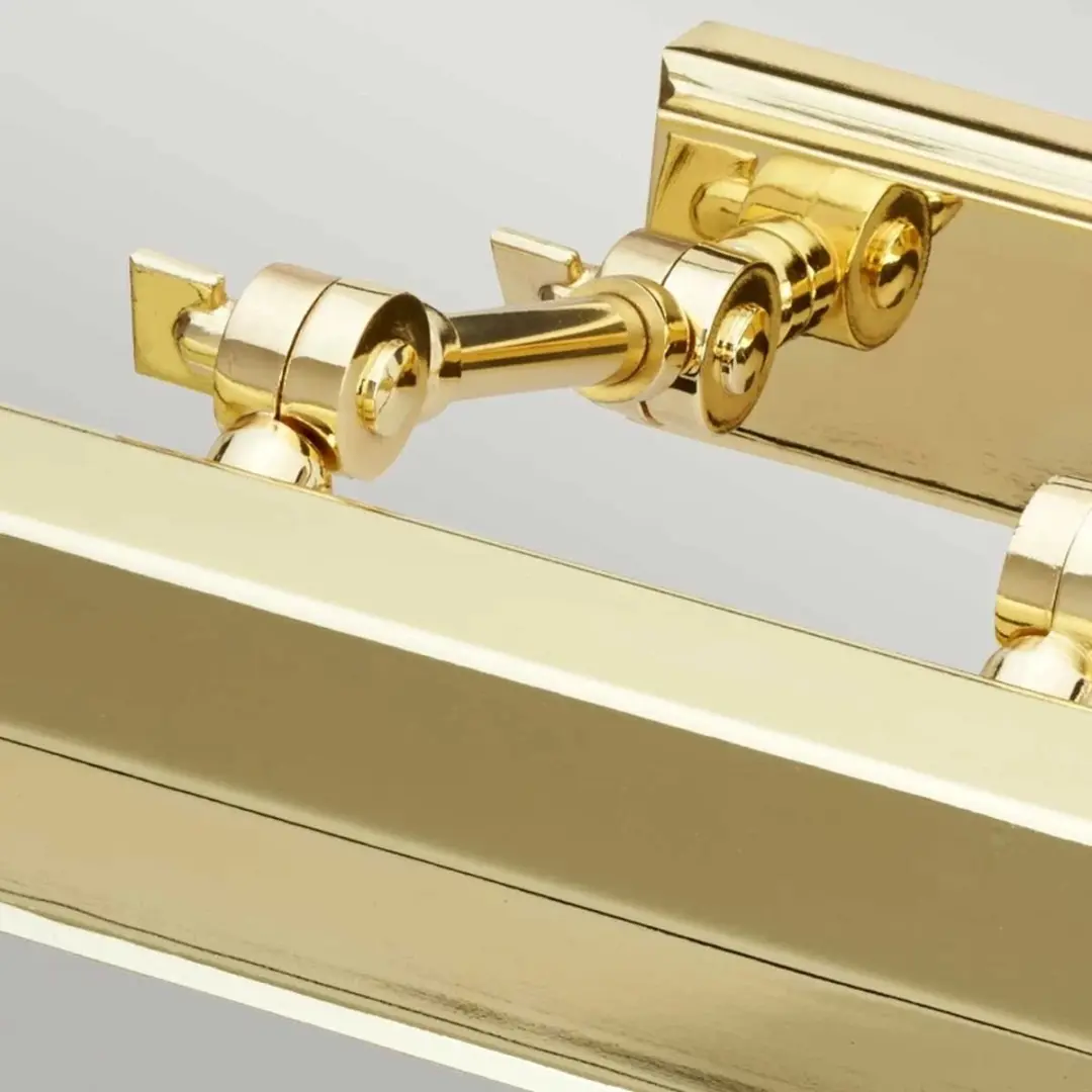 Elstead Lighting Chawton LED Schilderijverlichting - 2x E14 40W - Dimbaar - Polished Brass