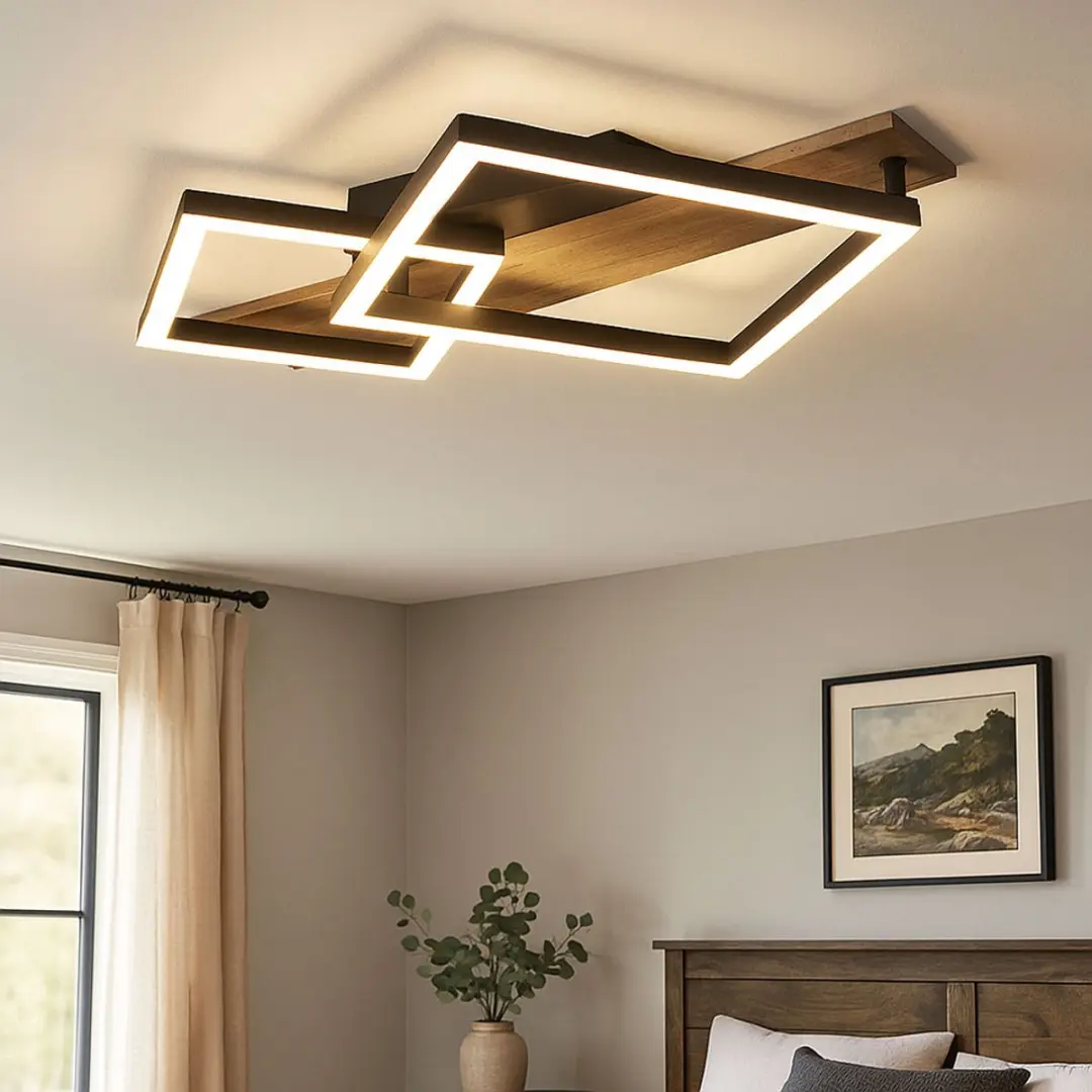 Globo LED Plafondlamp Design 18W 1050lm - Bruin