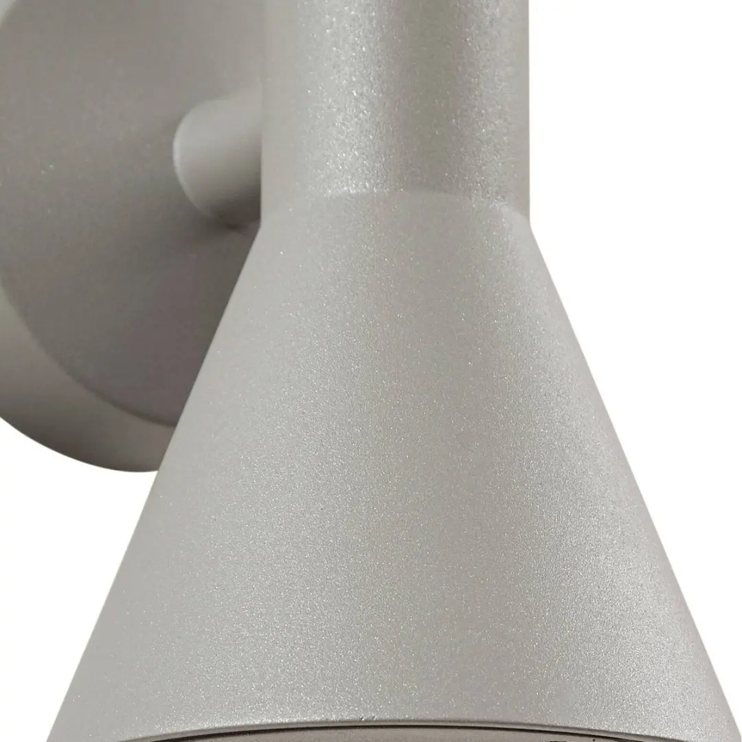 Lucande Wandlamp Buiten 2-lichts GU10 Grijs