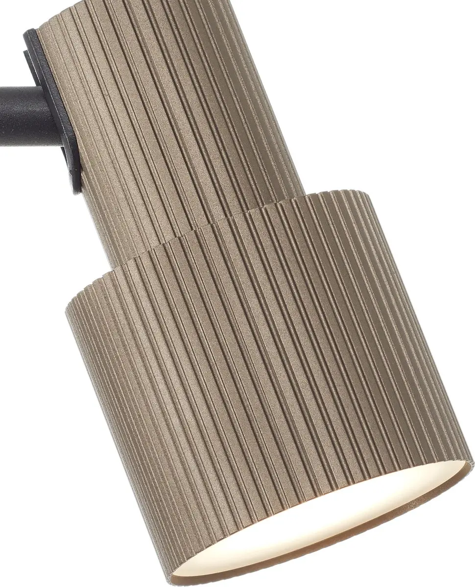 Brilliant Cadiz Vloerlamp LED 2xGU10 - Brons/Zwart
