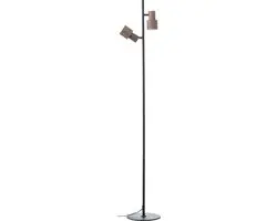 Brilliant Cadiz Vloerlamp LED 2xGU10 - Brons/Zwart