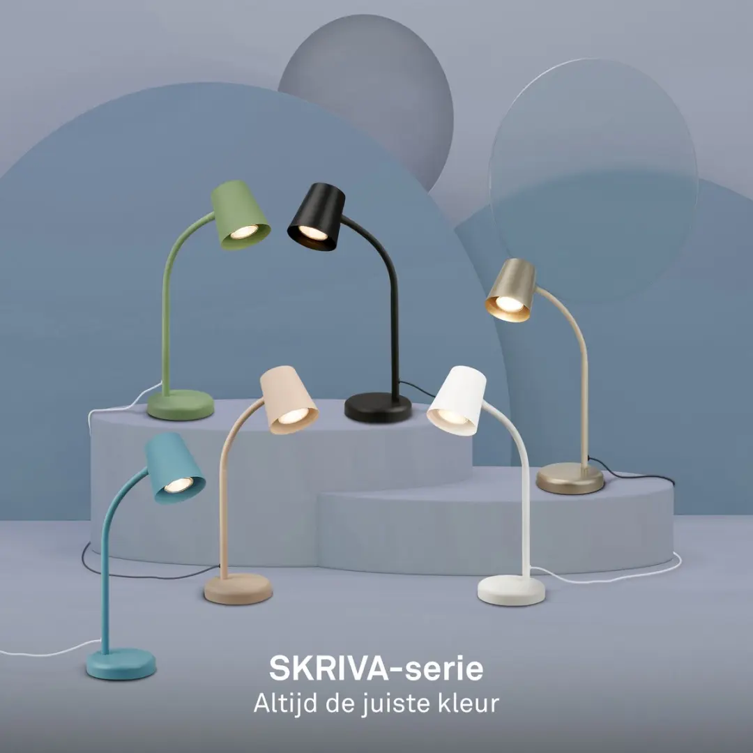 Briloner Skriva Tafellamp - 9W Warm Wit - Limoengroen