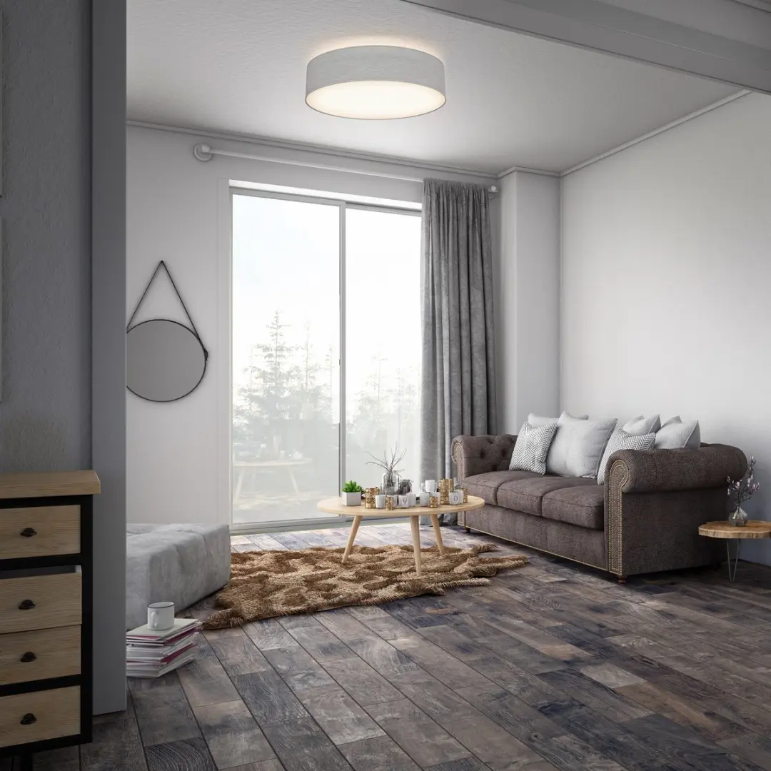 Briloner Plafondlamp Ø38cm - 2 Lichtpunten - Taupe