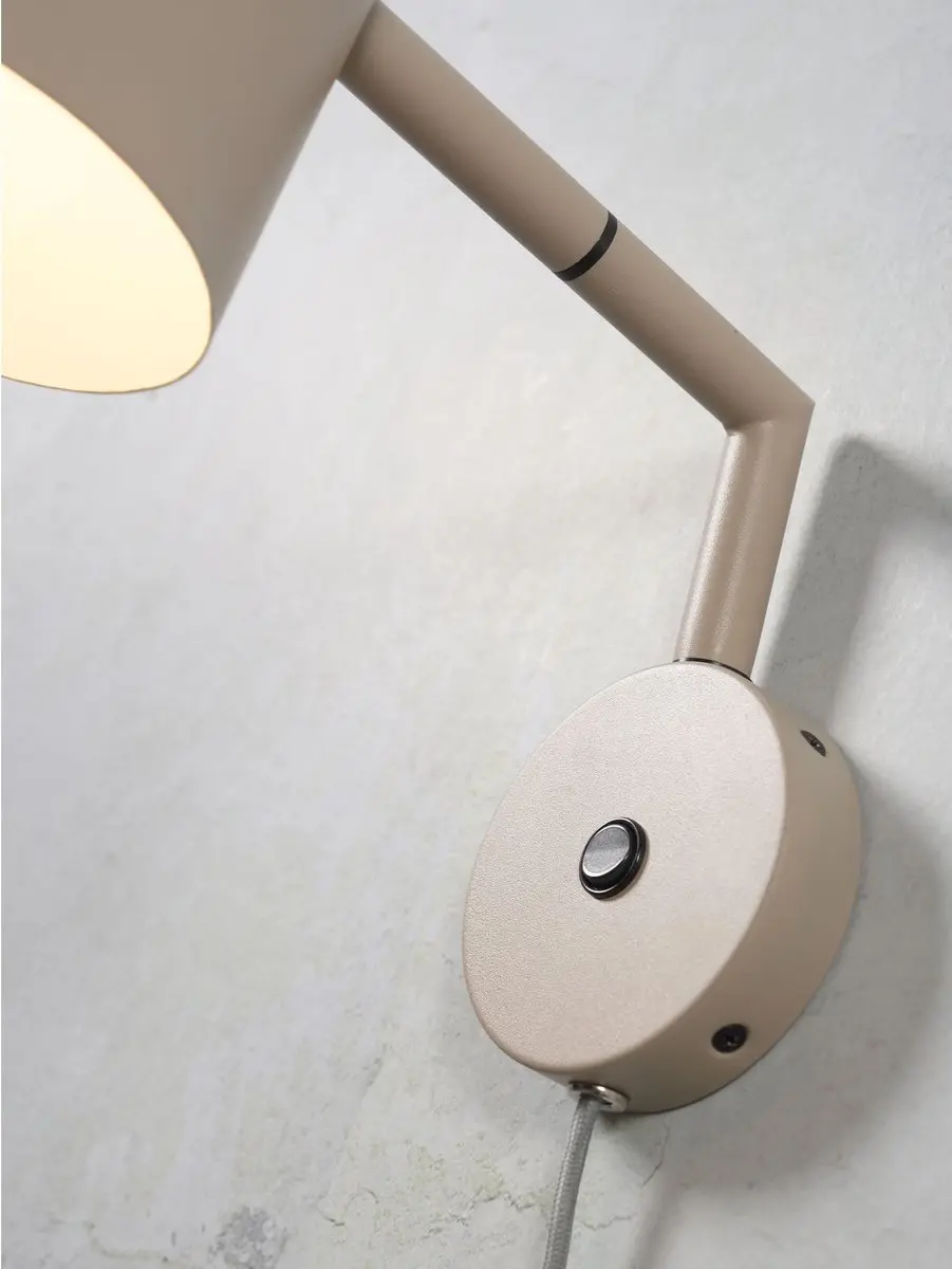 it's about RoMi Wandlamp Marseille - Zand - 40W