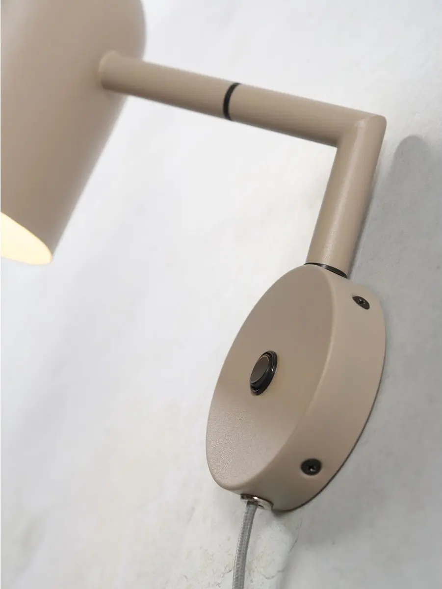 it's about RoMi Wandlamp Marseille - Zand - 40W