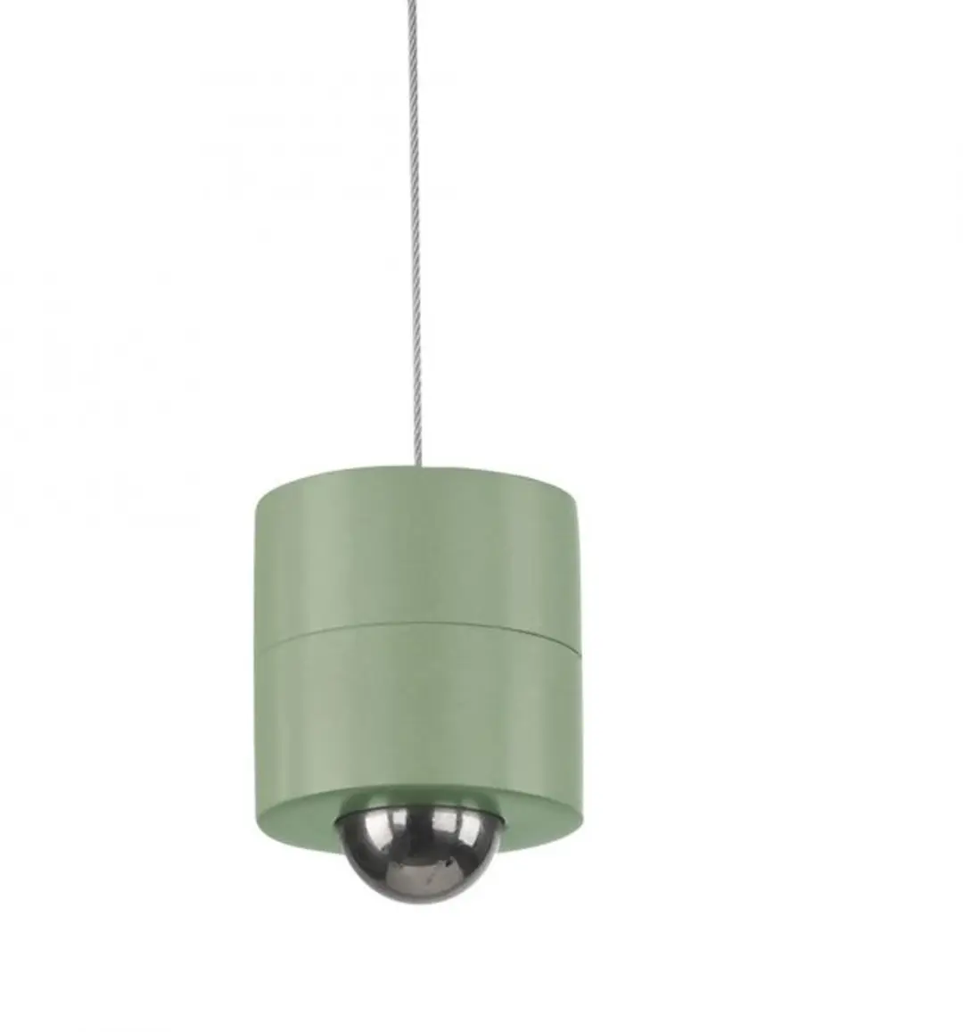 Just Light Oplaadbare Hanglamp Attach Groen - USB-C - Ø4cm